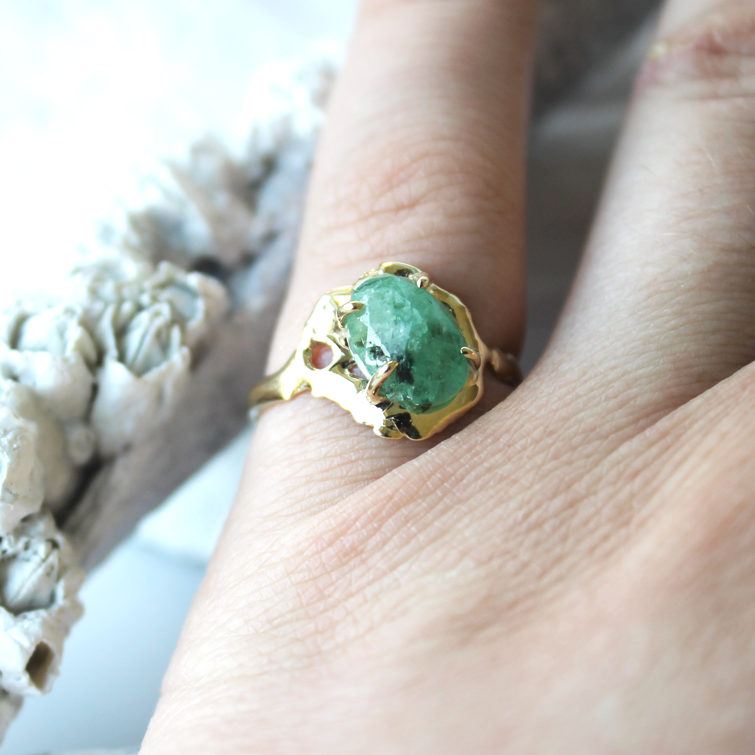 Ethiopian 2025 emerald ring